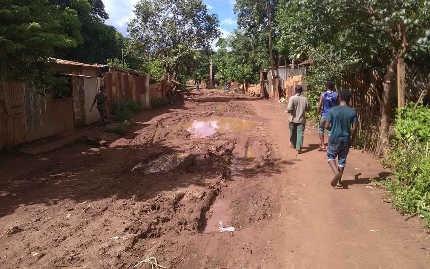 Un quartier du Nord de Madagascar